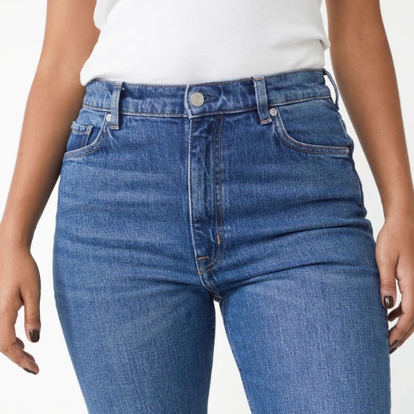 & OTHER STORIES Favorite Cut Slim Straight Leg Jeans - Bright Blue Size 28 NWoT! - Picture 6 of 6